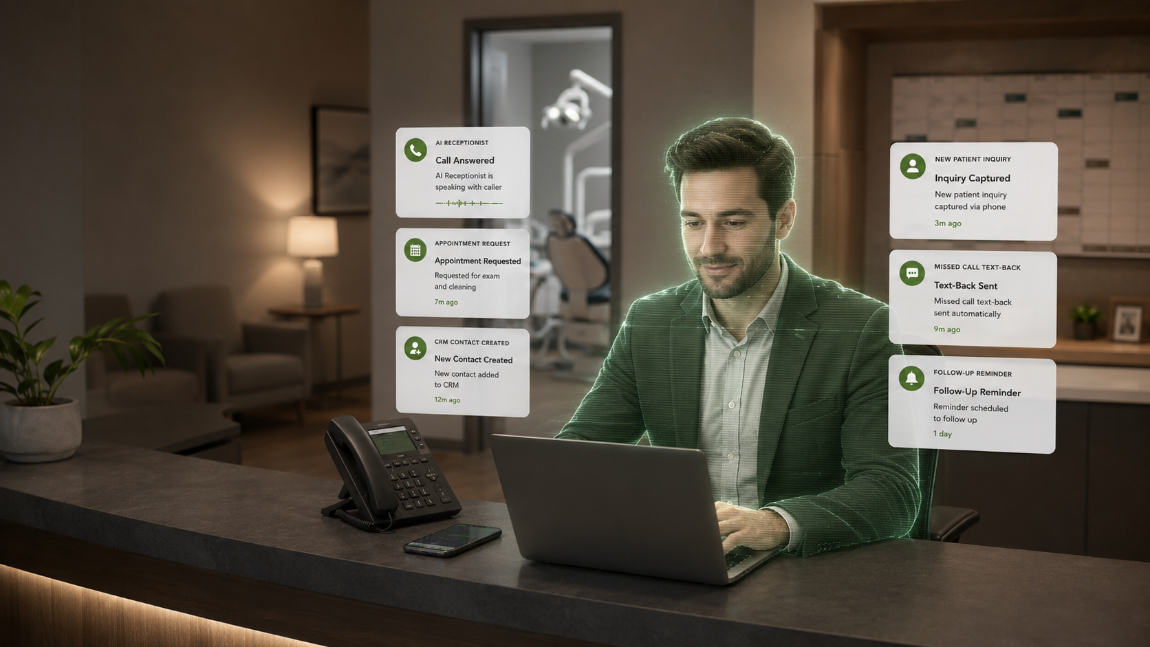 AI Receptionist for Dental Offices: How to Capture Weekend Calls and Book More Patients
